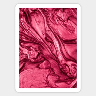 glamour 002 liquid red colors Sticker